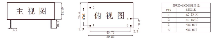 机械尺寸图